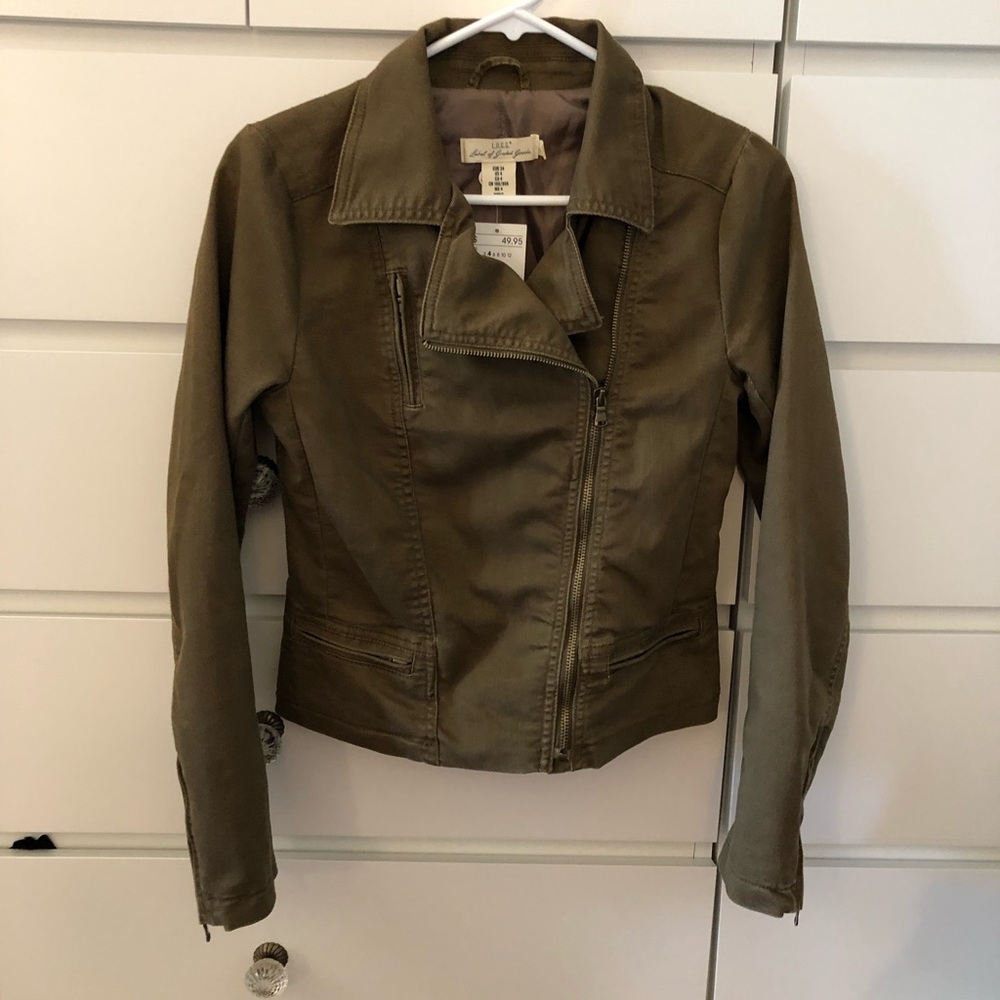 New with tags. H&M moto jacket size 4